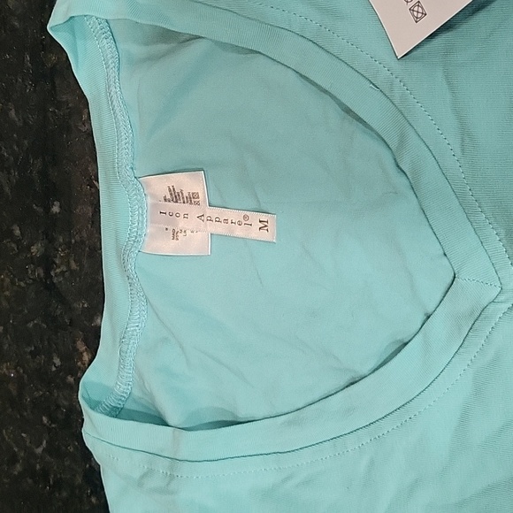 Nwt Icon Apparel Short Sleeve T-Shirt: Blue Tops - Women's Size Medium - Picture 4 of 7
